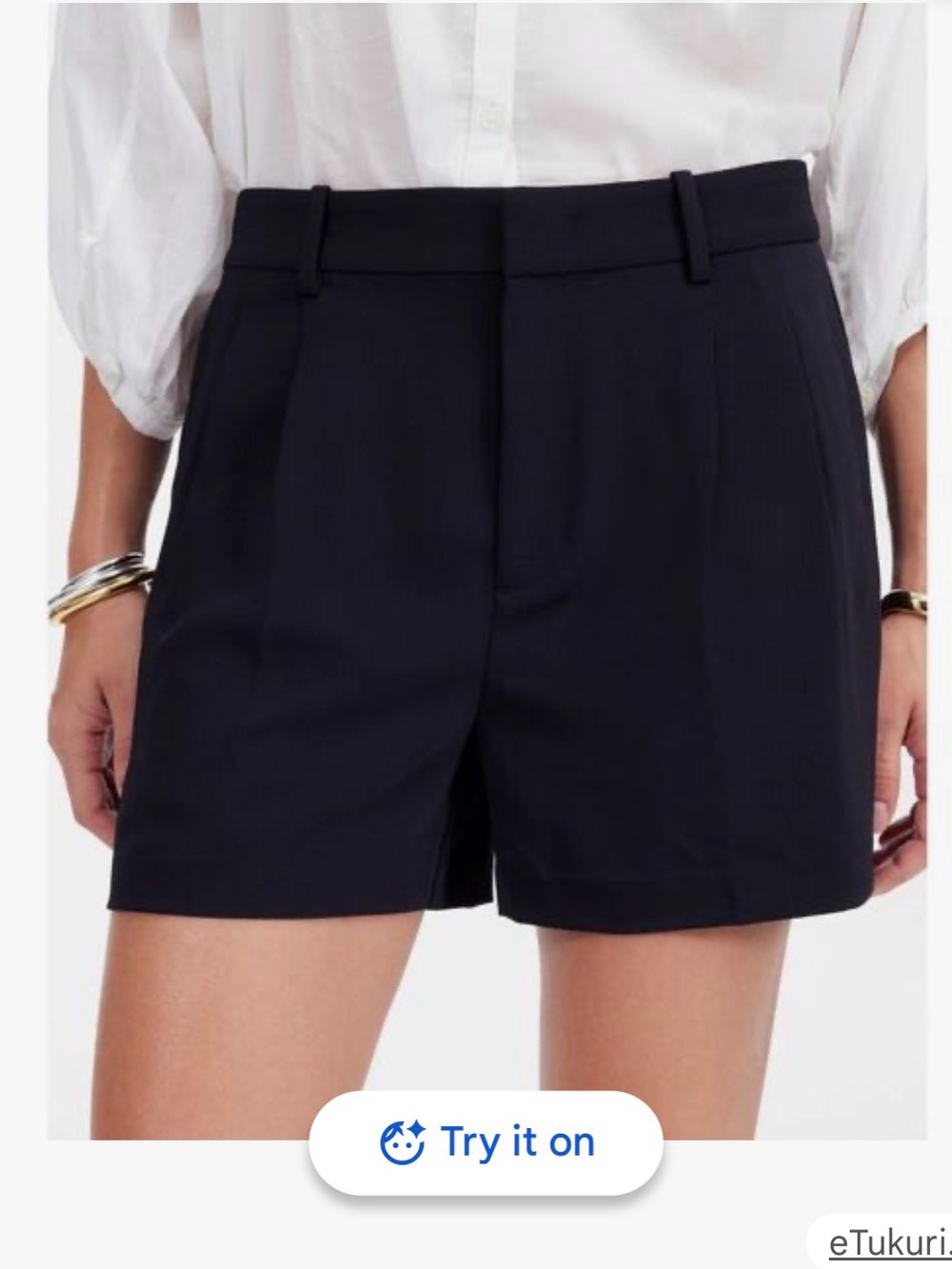 Madewell SZ 0 Easy Pleated Crepe Shorts